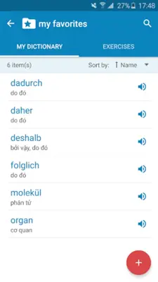 DE-VI Dictionary android App screenshot 1